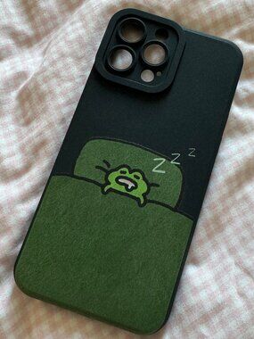 Vintage Sleeping Frog iPhone Case